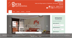 Desktop Screenshot of apartamentosgarza.com